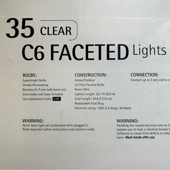 Faceted Indoor/Outdoor Lights - Picture 4 of 4